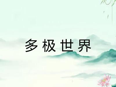 多极世界 多极世界