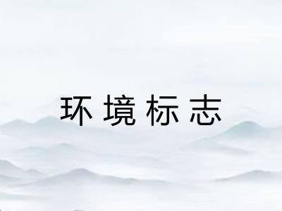 环境标志 环境标志