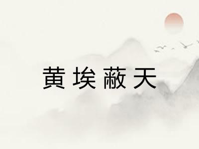 黄埃蔽天 黄埃蔽天