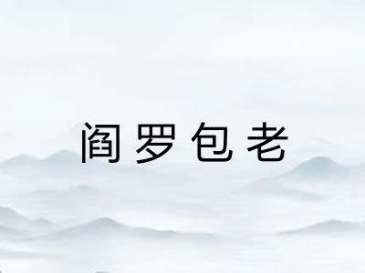 阎罗包老