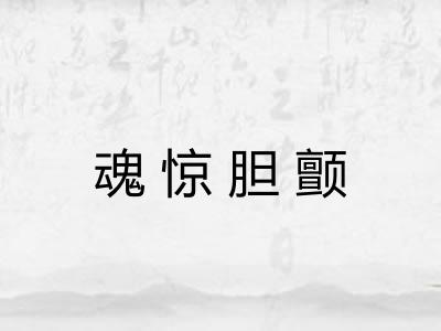 魂惊胆颤 魂惊胆颤