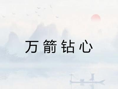 万箭钻心