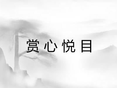 赏心悦目 赏心悦目