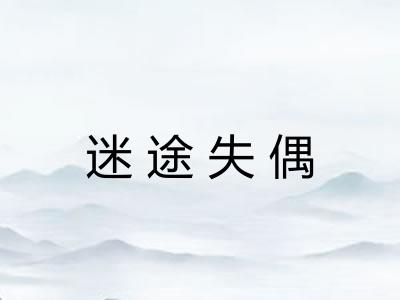 迷途失偶 迷途失偶