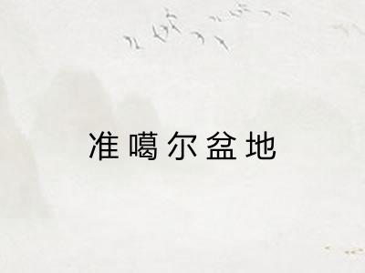 准噶尔盆地 准噶尔盆地