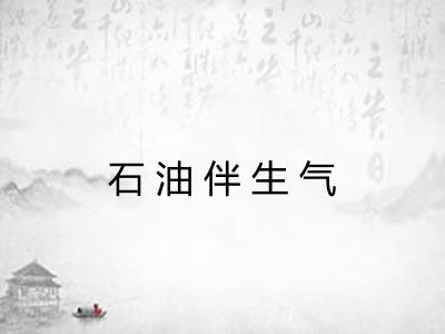 石油伴生气 石油伴生气